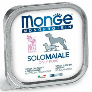 MONGE DOG MONOPROTEIN PORK suņu konservi Cūkgaļa 150g
